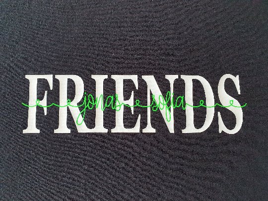 FRIENDS-T-Shirt für Kinder mit Wunschnamen