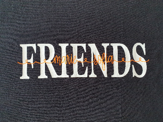 FRIENDS-T-Shirt für Kinder mit Wunschnamen