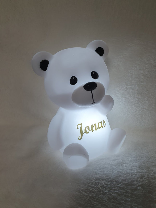 Personalisiertes Nachtlicht Teddybär